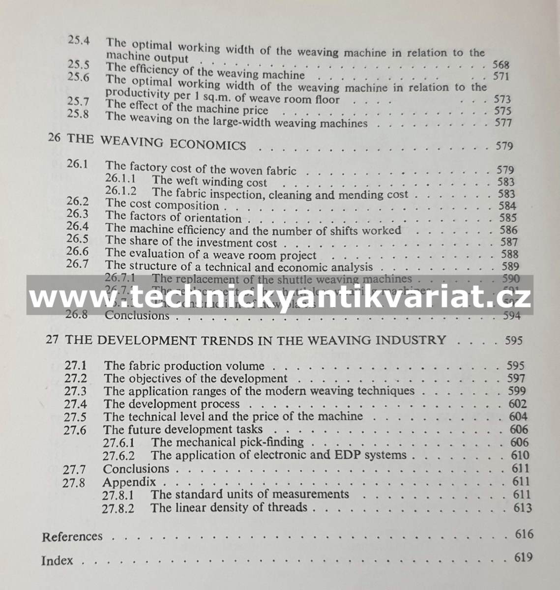 Shuttleless Weaving Machines - O.Talavášek, V.Svatý (1981)