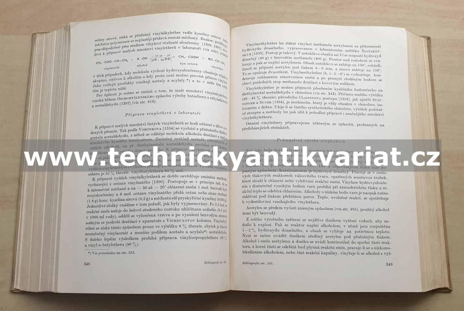 Chemie monomerů I. Pavel Vaculík (1956)