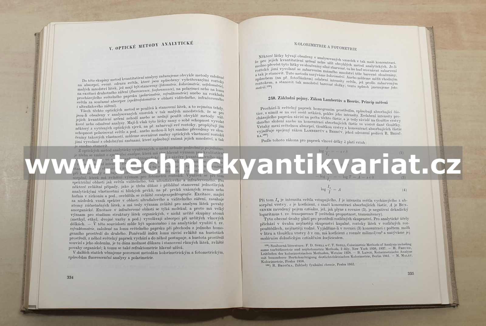 Kvantitativní analysa - Oldřich Tomíček (1958)