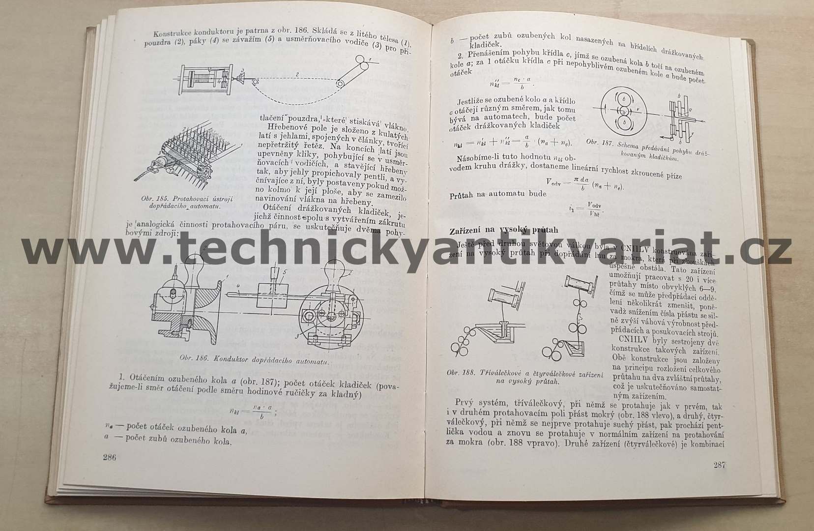 Spřádání lýkových vláken - Fiňagin, Ginzburg, Semenov (1953)