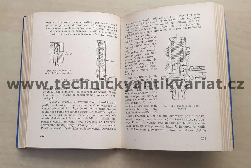 Funkce, obsluha a údržba hydraulických pohonů obráběcích strojů - Josef Pivoňka (1962)