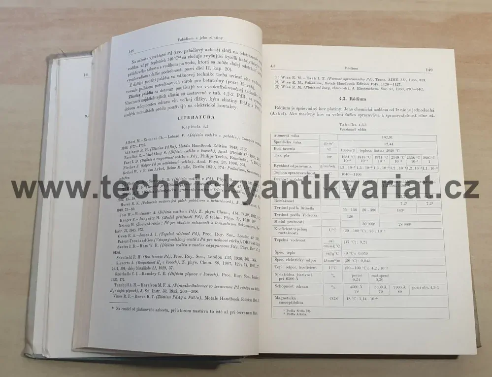 Technologia hmot vákuovej techniky I. Kovy a polokovy - Werner Espe (1957)
