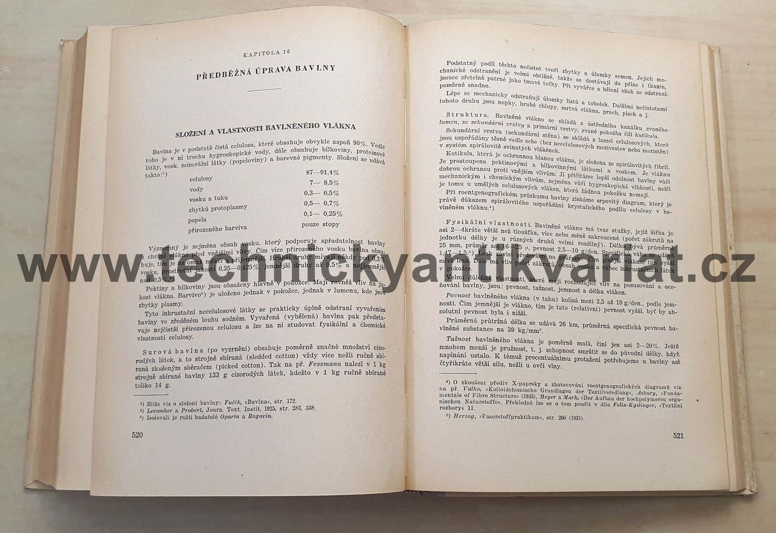 Chemická technologie textilní - I. Předběžná úprava textilního materiálu a výrobků - Václav Felix (1952)