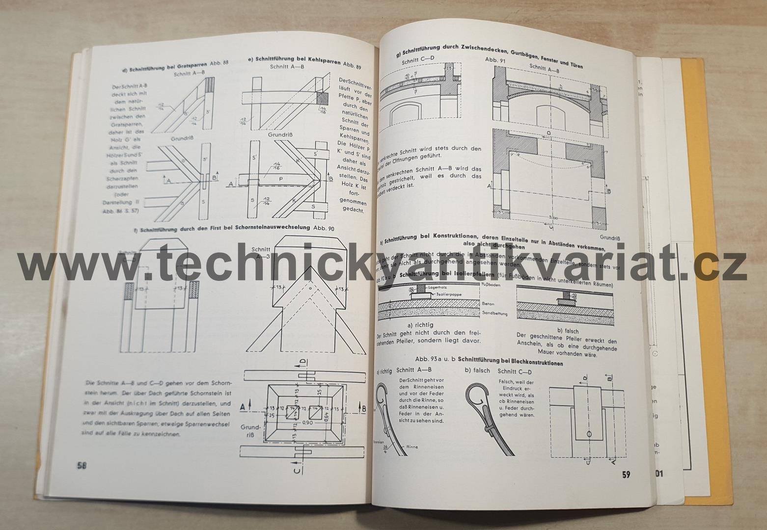 Die Darstellung von Bauzerichnungen im Hochbau - Knoll Schonemann (1940)