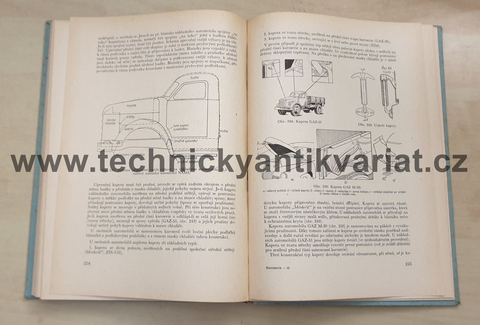 Automobilové karoserie - J.A.Dolmatovskij (1955)