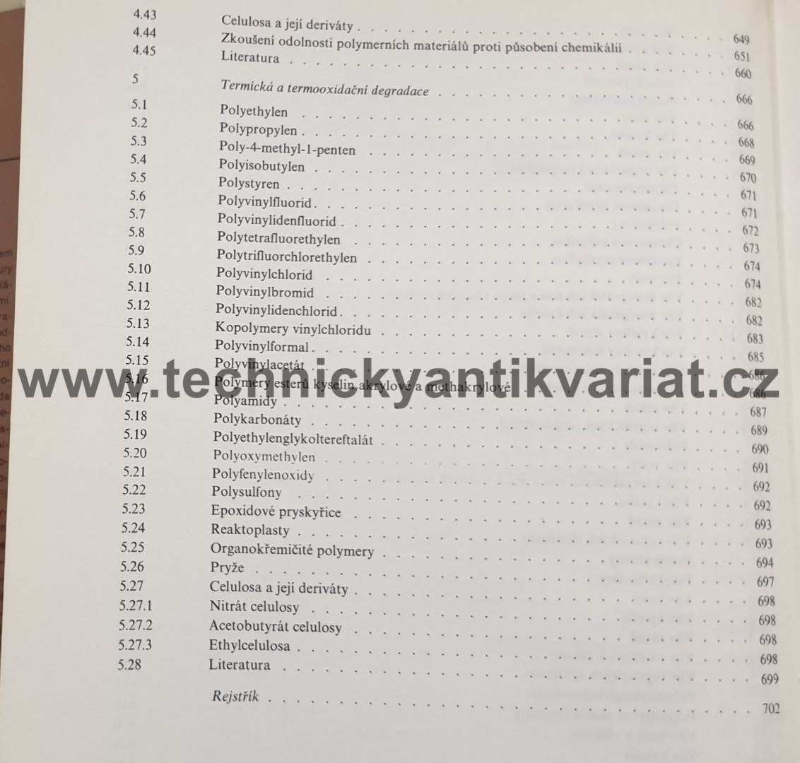Odolnost plastů a pryží - Břetislav Doležal (1981)