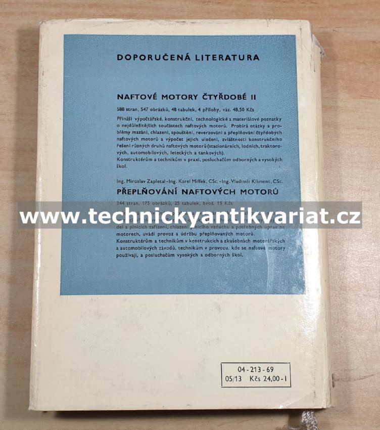 Vstřikovací zařízení naftových motorů - Jaromír Indra (1969)