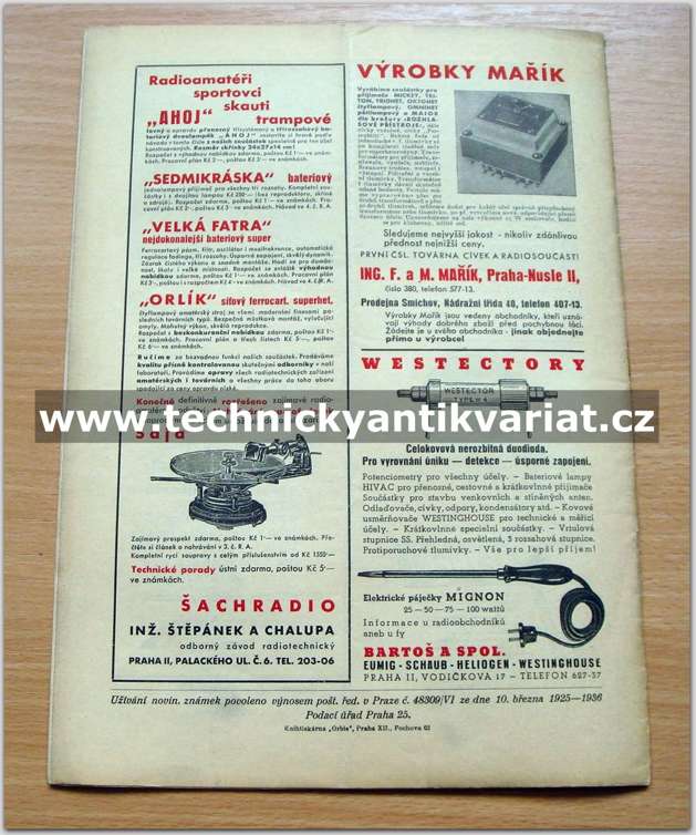 Radio amatér - 7/1936