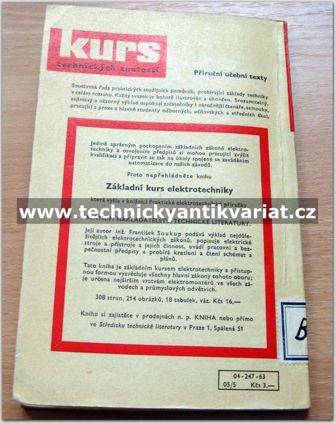 Kurs 66 Technická fyzika II. Elektřina