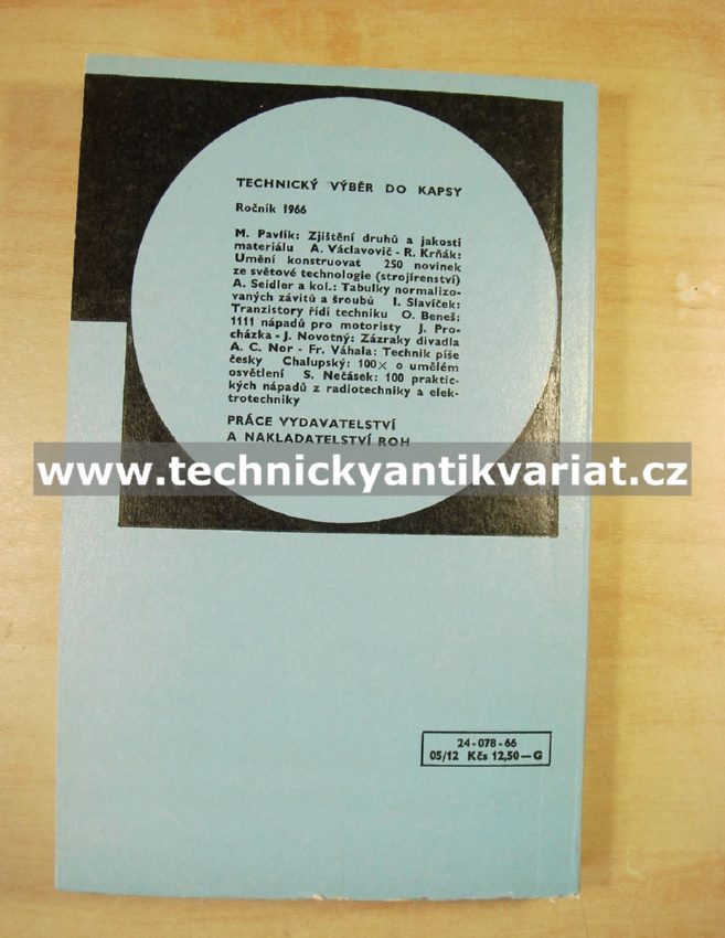 Tabulky normalizovaných závitů a šroubů - Seidler, Kolář (1966)