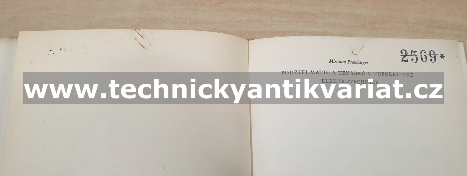 Použití matic a tensorů v theoretické elektrotechnice - Miroslav Promberger (1955)