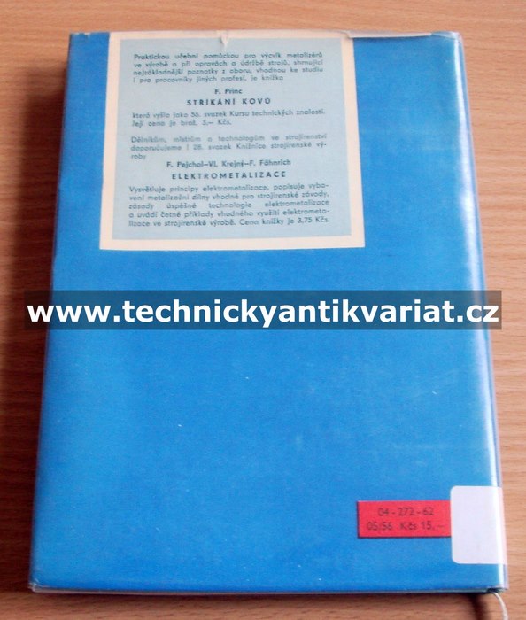 Příručka elektrometalizace - Antonín Kapek (1962)