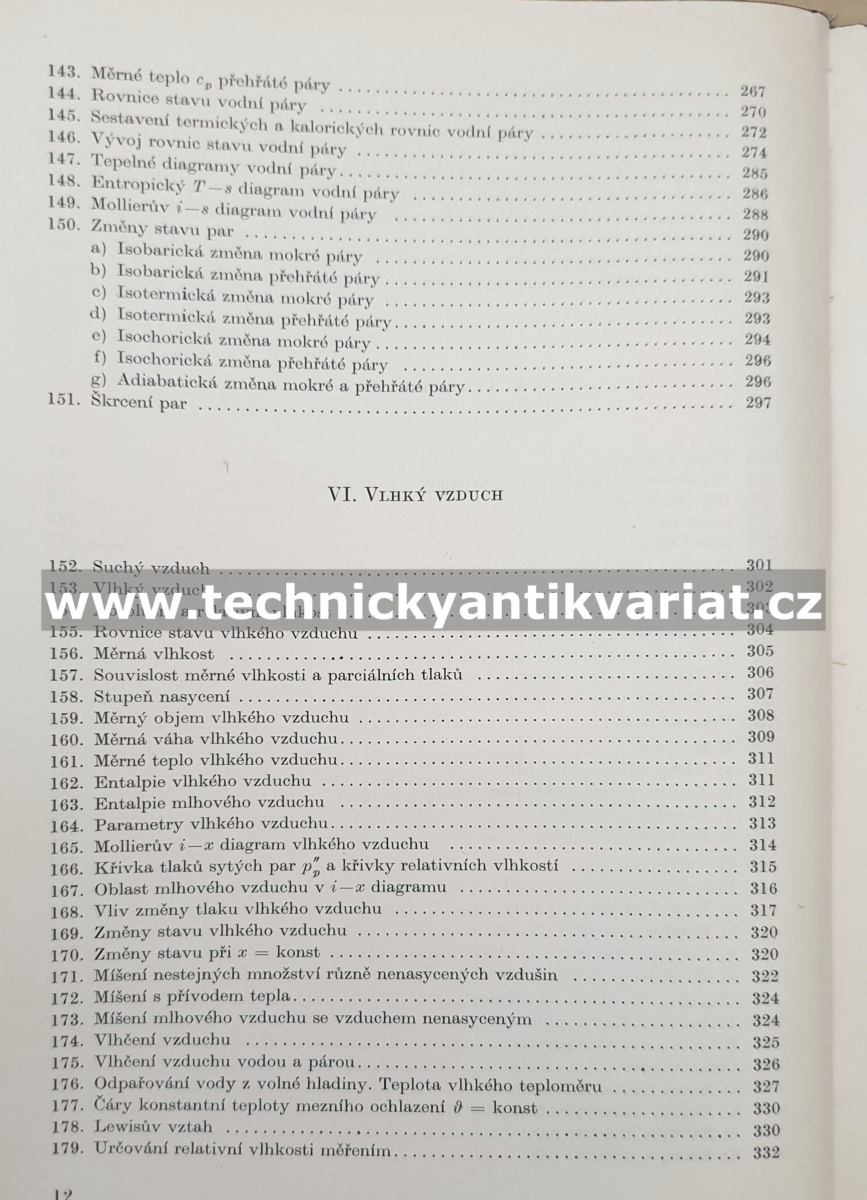 Technická termodynamika - Josef Kalčík (1960)