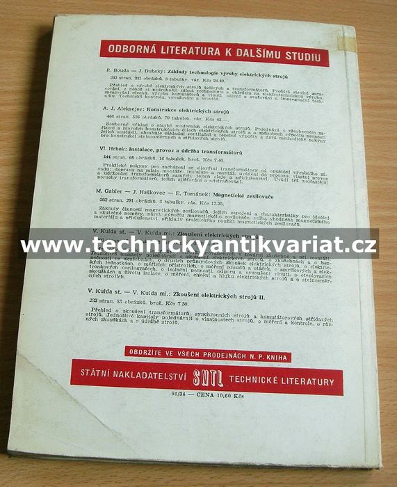 Technologie elektrických strojů netočivých