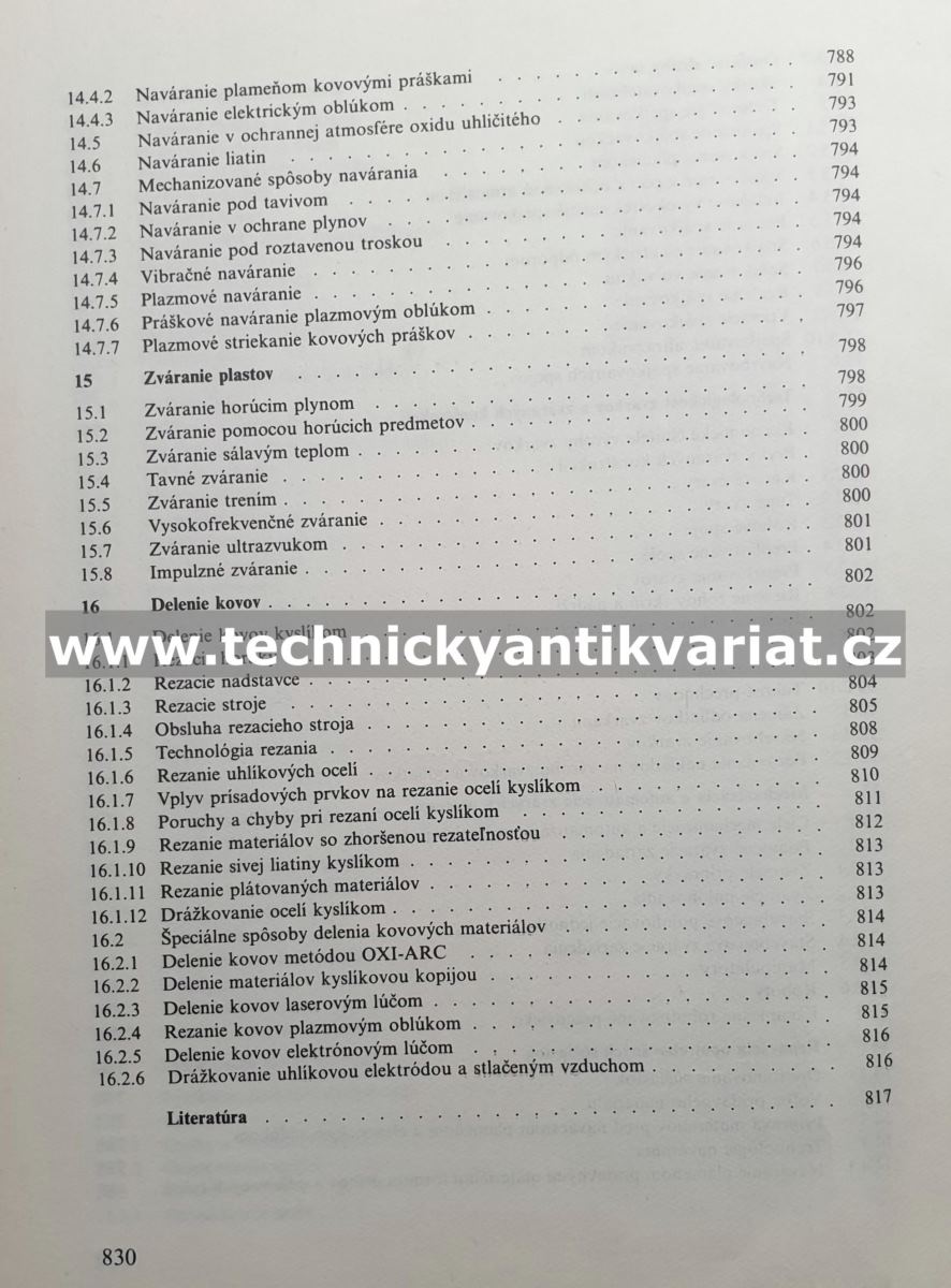 Technologia tvárnenia, zlievárenstva a zvárania - F. Blaščík (1988)