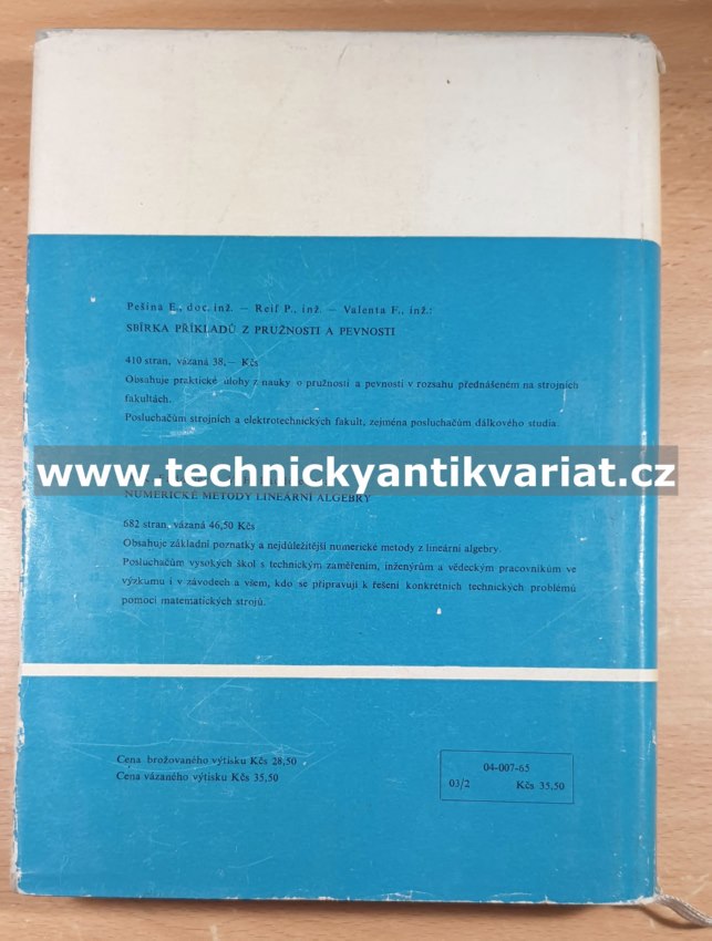 Problémy charakteristických hodnot s technickými aplikacemi - L. Collatz (1965)