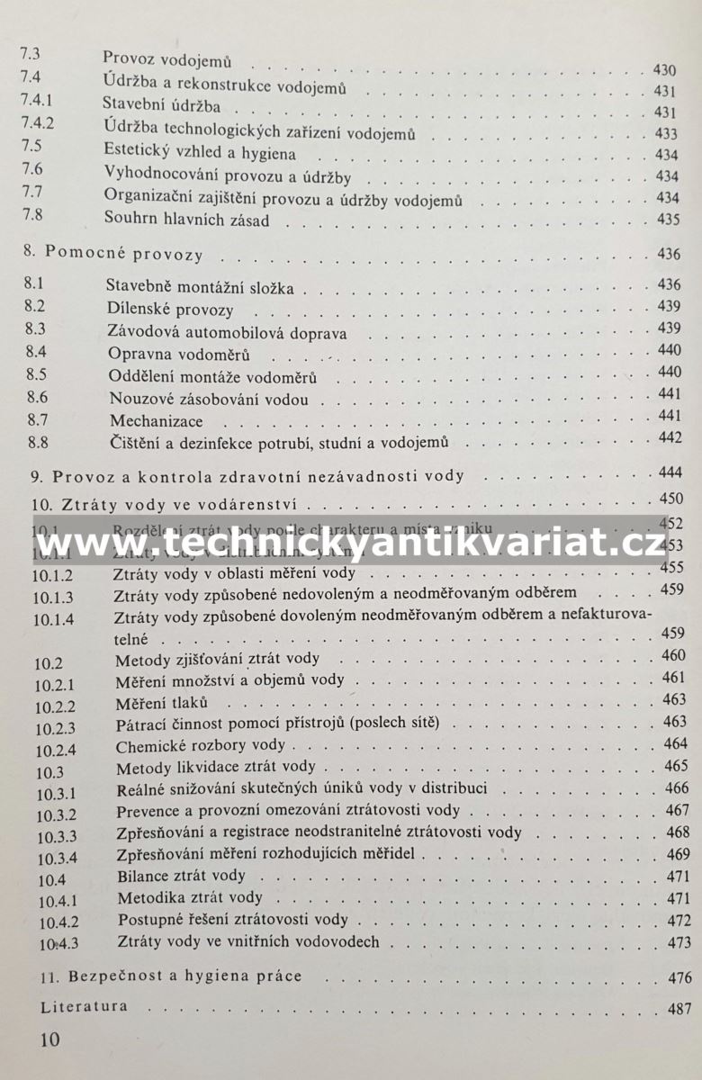 Provoz a údržba vodovodních zařízení - J. Kurka, F. Štolba (1973)