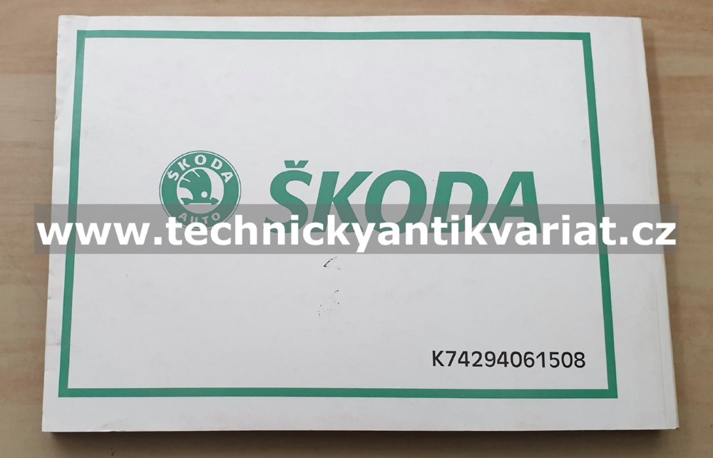 Škoda 105 120 125 130 135 136 Garde Rapid - seznam náhradních dílů (1994)