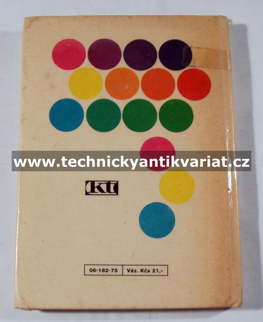 Tiskové barvy na papír a ostatní materiály - Karel Hudeček (1975)