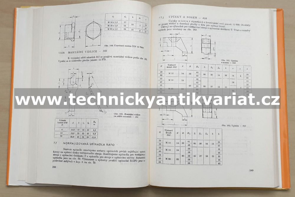 Standardizace rámů a součástí forem pro vstřikování termoplastů - Hendrych, Weber, Doležal (1986)