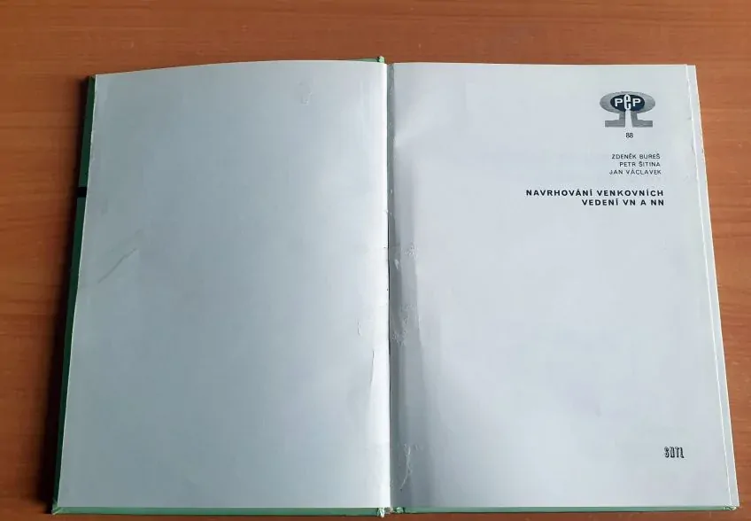 Navrhování venkovních vedení vn a nn - Bureš, Šitina, Václavek (1989)