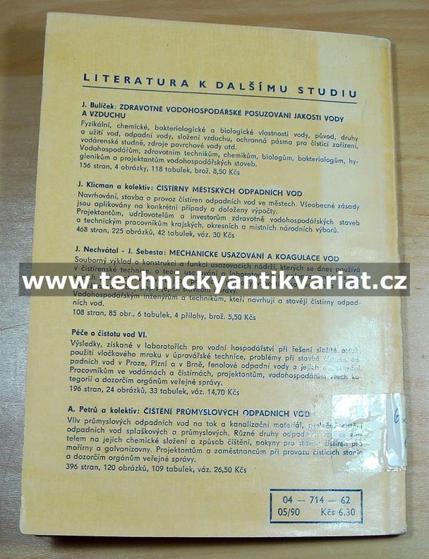 Čištění odpadních vod v aktivačních nádržích - Z. A. orlovský (1962)