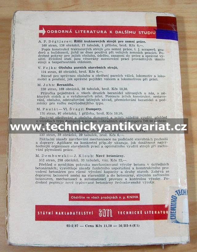 Katalog drobných strojů pro stavebnictví