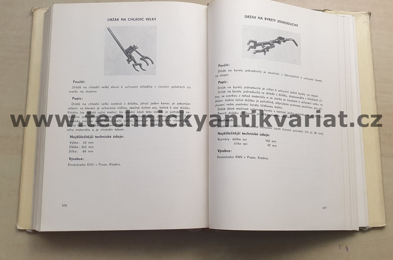Katalog laboratorních přístrojů 1960