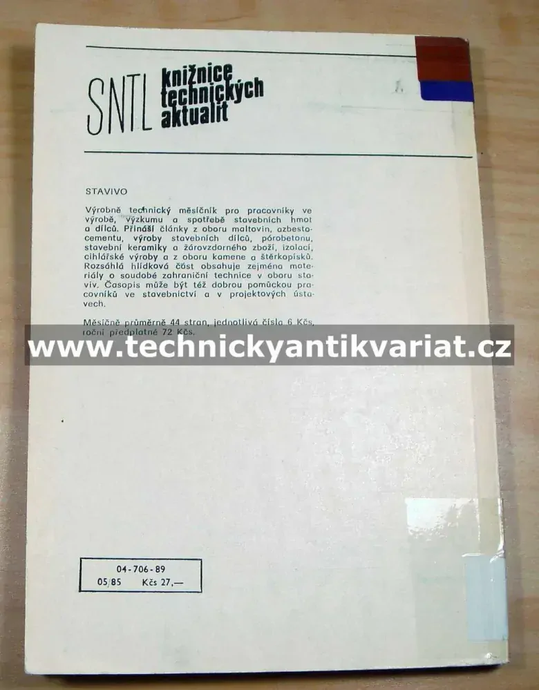 Plasty pro rekonstrukce staveb - R. A. Bareš (1989)