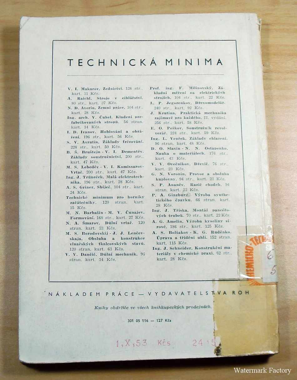 Technické minimum pro celulosky