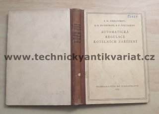 Automatická regulace kotelních zařízení - Gerasimov, Dudnikov, Čistjakov (1952)