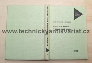Extrakční metody v analytické chemii - Morrison, Freiser (1962)