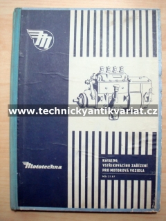 Katalog vstřikovacího zařízení pro motorová vozidla