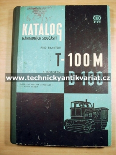 Traktor T100M s motorem D108 - katalog náhradních dílů