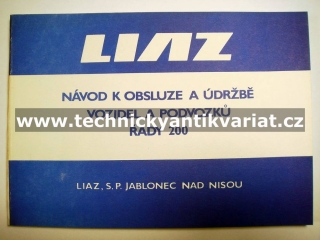 Liaz 200 - návod k obsluze (1991)