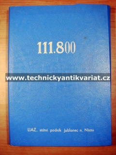 Liaz 111.800 - katalog náhradních dílů (1988)