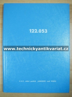 Liaz 122.053 Valník - katalog náhradních dílů (1988)