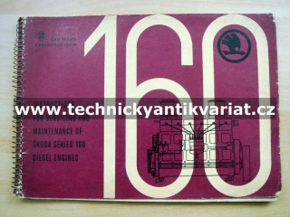 Škoda 160 naftový motor - Instruction for servicing (1971)