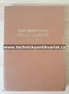 Tatra 148 CA 17 - prepravník pohonných hmot - zoznam náhradných dielcov (1977)