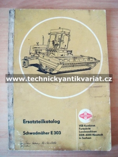 Schwadmaher E303 - Ersatzteilkatalog (1985)
