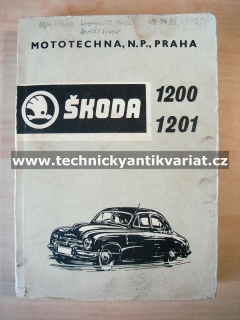 Škoda 1200, 1201 - zoznam náhradných dilcov (1966)
