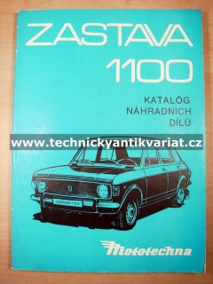 Zastava 1100 - katalog náhradních dílů (1980)