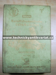 Kartoffelsammelroder E676/0 E676/1 - Ersatzteilkatalog (1971)