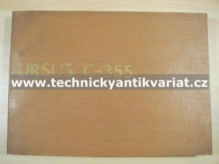 Traktor Ursus C355 - Spare parts catalogue (1974)