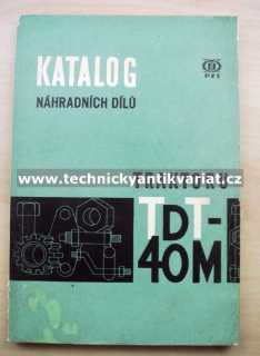 Traktor TDT40M - katalog náhradních dílů (1965)
