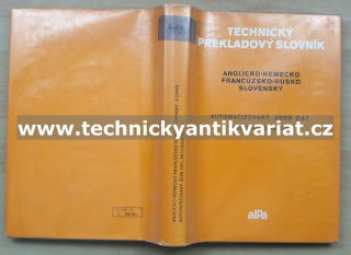 Technický prekladový slovník - Automatizovaný zber dát programovanie (1976)