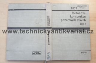 Betonové konstrukce pozemních staveb II A - Jílek, Šmerda, Grenčík, Novák (1967)