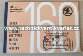 Škoda 160 naftový motor - návod k obsluze (1970)