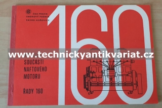 Škoda 160 naftový motor - katalog součástí