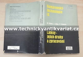Latexy - jejich druhy a zpracování - Bábek, Liška, Valenta (1973)